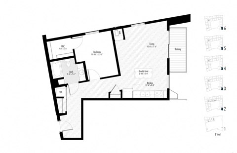 Arcata Apartments Golden Valley MN 1 Bedroom 1 Bath Apartment